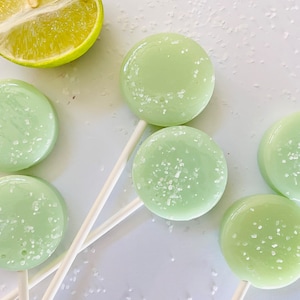 Salty Margarita Lollipops: Fiesta Party Favors (Count 16)
