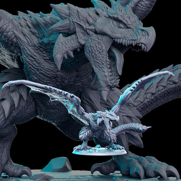 Fantasy Miniature - Thorndrake - Monster Dragon