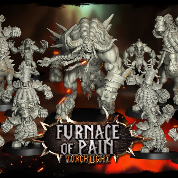 Fantasy Football - Furnace of Pain A (Chaos Dwarves) - Full Team, 16 models