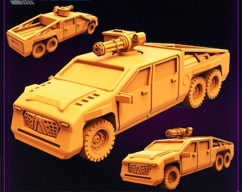 Sci-Fi Gaming Miniature - Apocalypse 6x6 Juggernaut - Vehicle