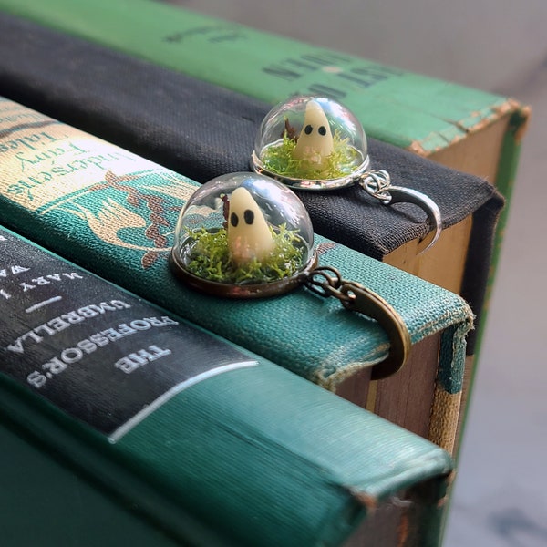 Adopt a Glow-In-The-Dark Ghost Bookmark: Cottagecore Pet in a Jar