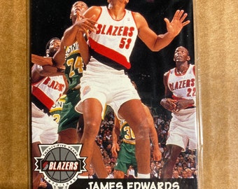 Franz 1994 Trail Blazers James Edwards Card 8 Still in Wrapping