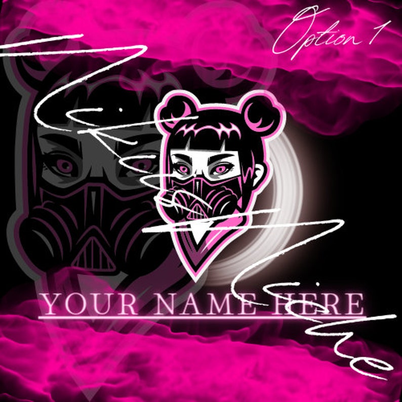 Pink Toxic Gaming Logo Bild 1