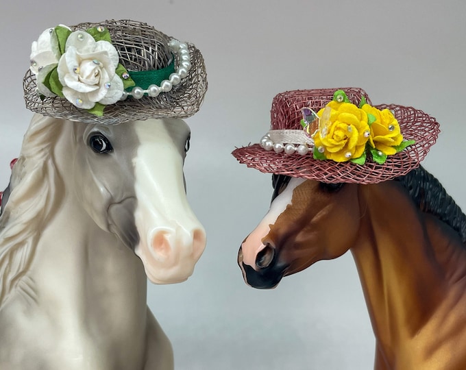 Breyer Model Horse Straw Hat 2 Style Options Etsy