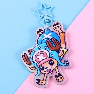 Holographic One Piece Chopper Acrylic charm