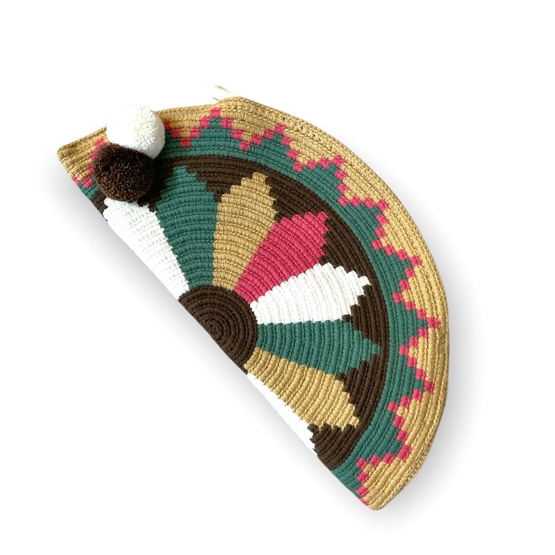 SMALL CANVAS CLUTCH MASKED AT MOONLIGHT