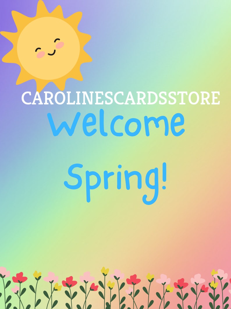 Digital Spring Classroom Posters Etsy