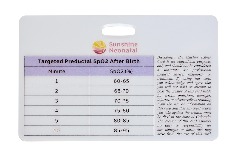 Catchin' Babies Card - Apgar - NRP - RN - Nicu Nurse - NNP - Quick ...