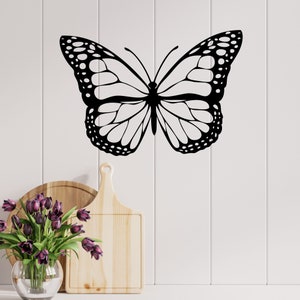 Butterfly, Butterfly wall decor, Butterfly metal sign, Butterfly monogram metal art, Butterfly Watcher gift, Butterfly metal wall art