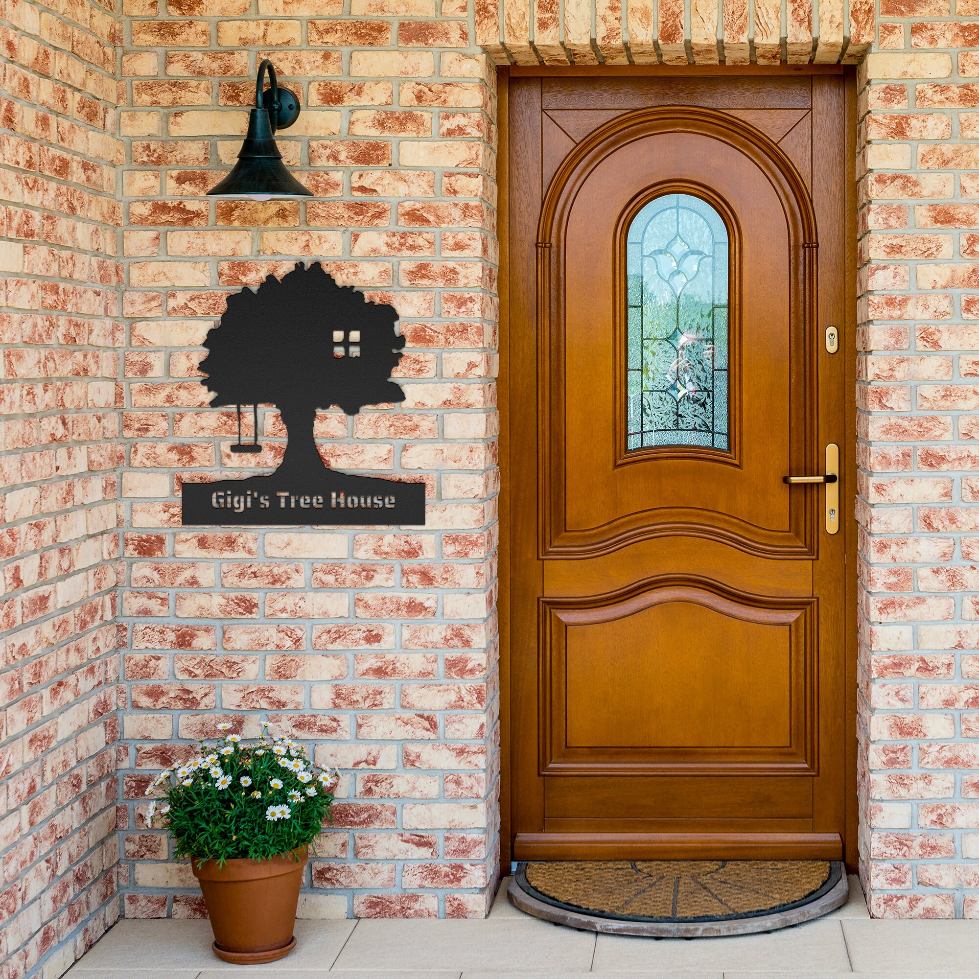 Custom Treehouse Sign, Vintage Style Tree House Wall Art, Tree House