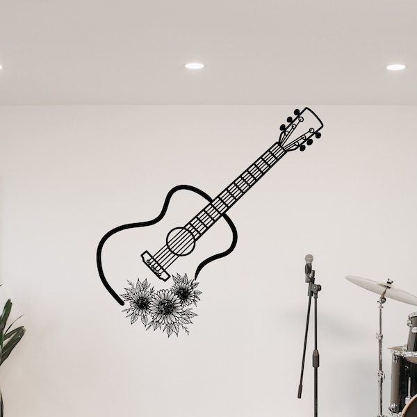 Guitar Wall Art Nursery Etsy