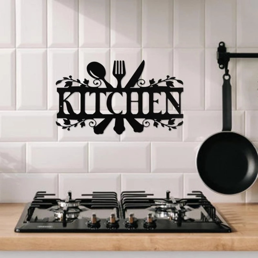 Kitchen Metal Wall Decor Kitchen Wall Art Wall Decor Gifts Etsy