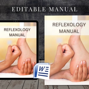 Reflexology Beginner Editable MS Word Manual Reflexology Course Training Learn Reflexology Tutorial Feet & Hands eBook Beginner