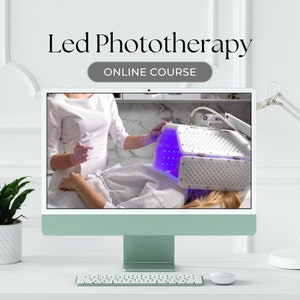 Accredited LED Phototherapy Online Masterclass Video Training Course User Guide Class Tutorial light Photorejuvenation Red Blue Green Yellow