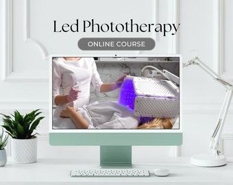 Accredited LED Phototherapy Online Masterclass Video Training Course User Guide Class Tutorial light Photorejuvenation Red Blue Green Yellow