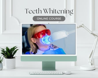 Accredited Teeth Whitening Online Masterclass Training Course Video Lessons User Guide Class Professional Cosmetic Tutorial Tooth Bleaching