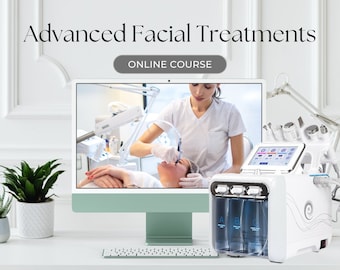 Accredited Facial Treatments Hydradermabrasion Online Masterclass Video Training Course User Guide Learn Tutorial Oxygen Facial Ultrasonic