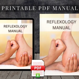 Reflexology Feet & Hands Manual Printable PDF Reflexology Course Reflexology Training Learn Reflexology Tutorial Beauty eBook Beginner