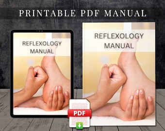 Reflexology Feet & Hands Manual Printable PDF Reflexology Course Reflexology Training Learn Reflexology Tutorial Beauty eBook Beginner