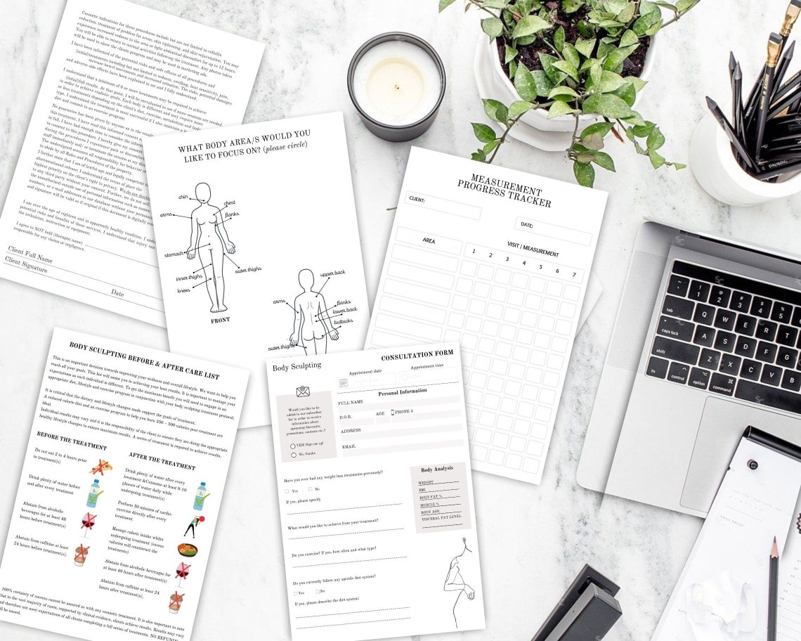 Body Contouring PDF Course Training Manual Sculpting User Etsy