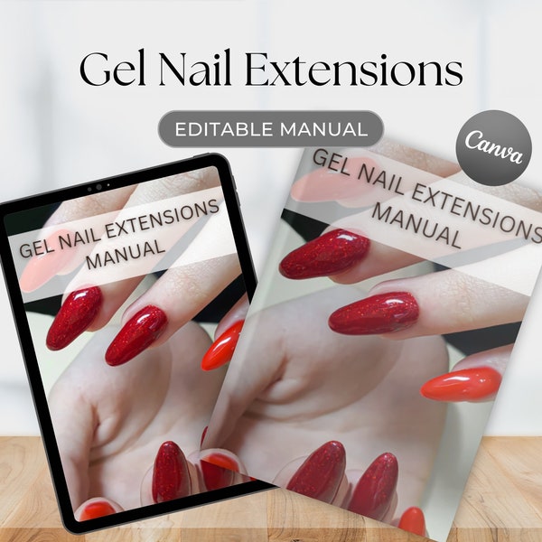 Gel Extension Training Manual Etsy