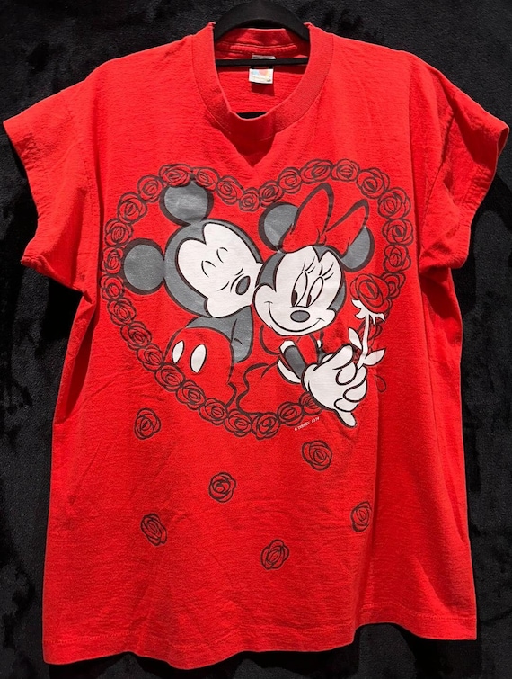 [CODEGRAPHY]★Disney Mickey Mouse Heart Minnie Mouse T-Shirt 61C04n8XlWL.jpg