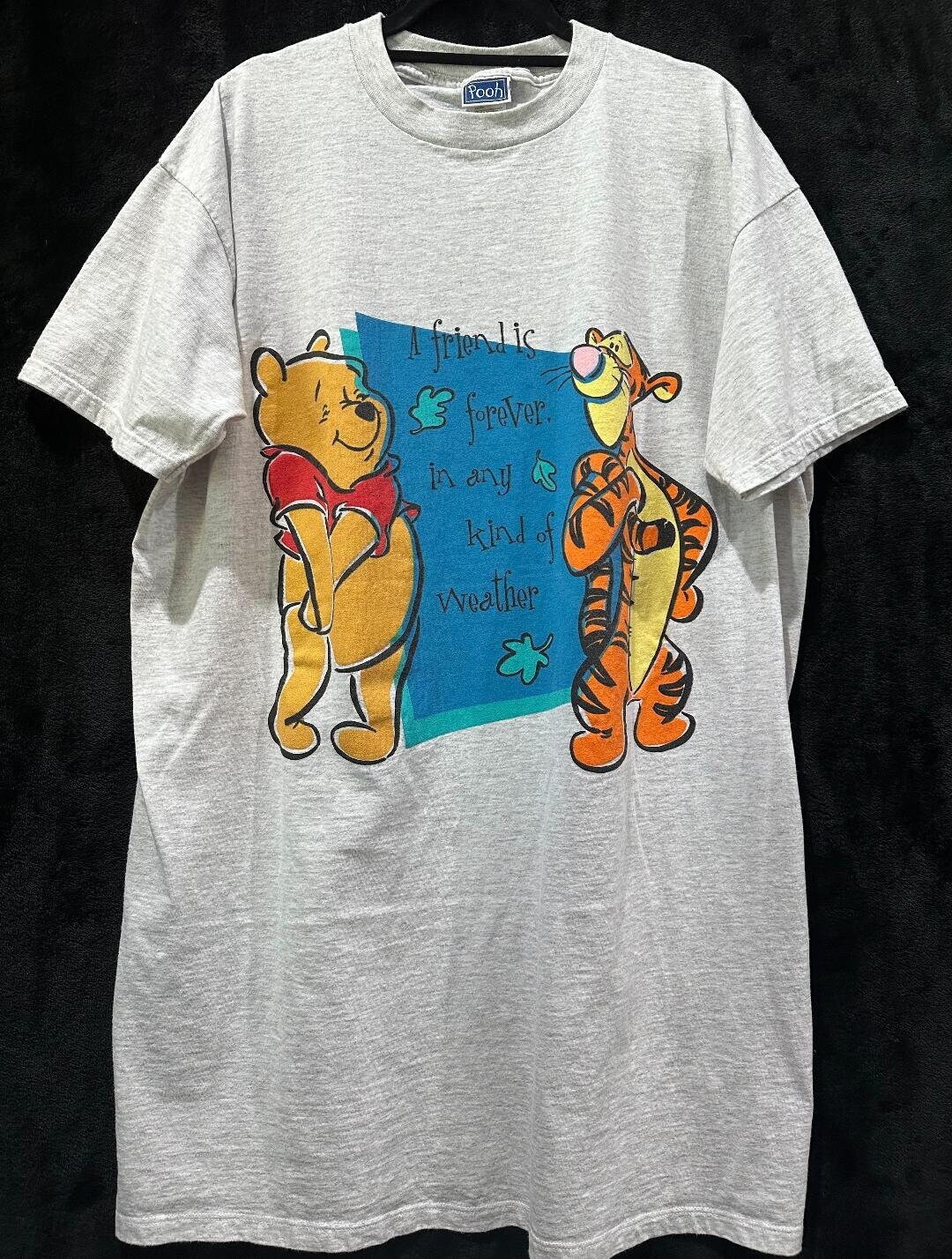 ヴィンテージ プーさんとティガー T シャツ - Etsy 日本