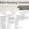 Kid #39 s Bible Reading Chart Tracker Sticker Chart Tracker Bible Reading