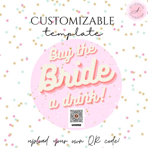 Buy the Bride A Drink Story Template Bachelorette Venmo - Etsy