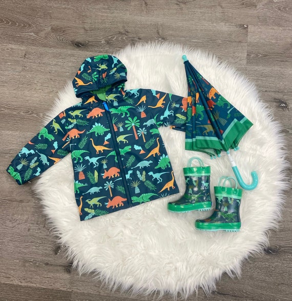 Boutique Dinosaur Rain Gear. Rain Coat 