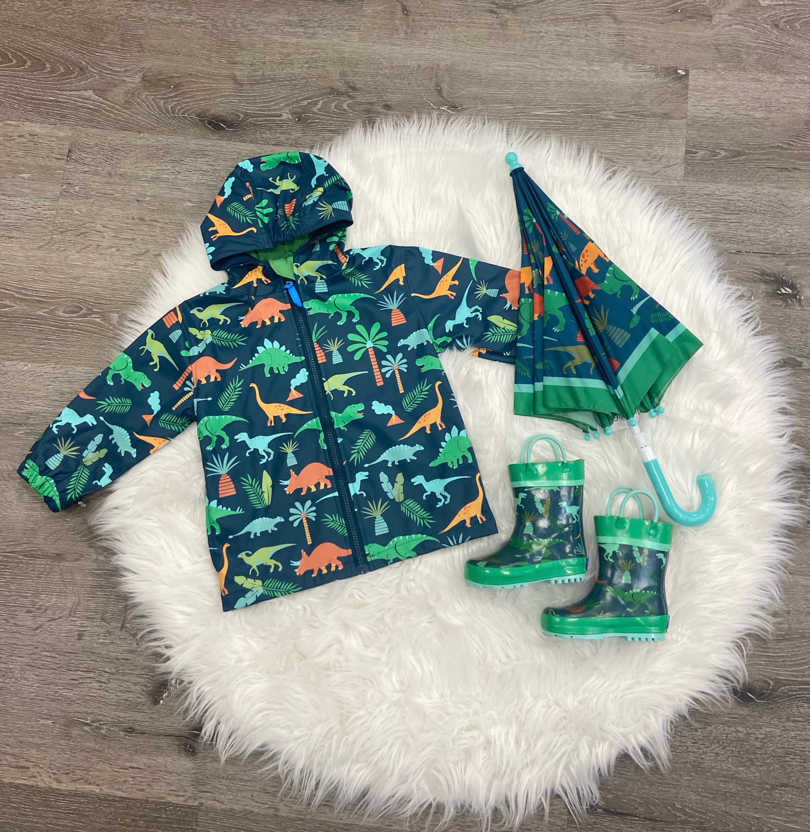 Dino Rain Coat - Etsy