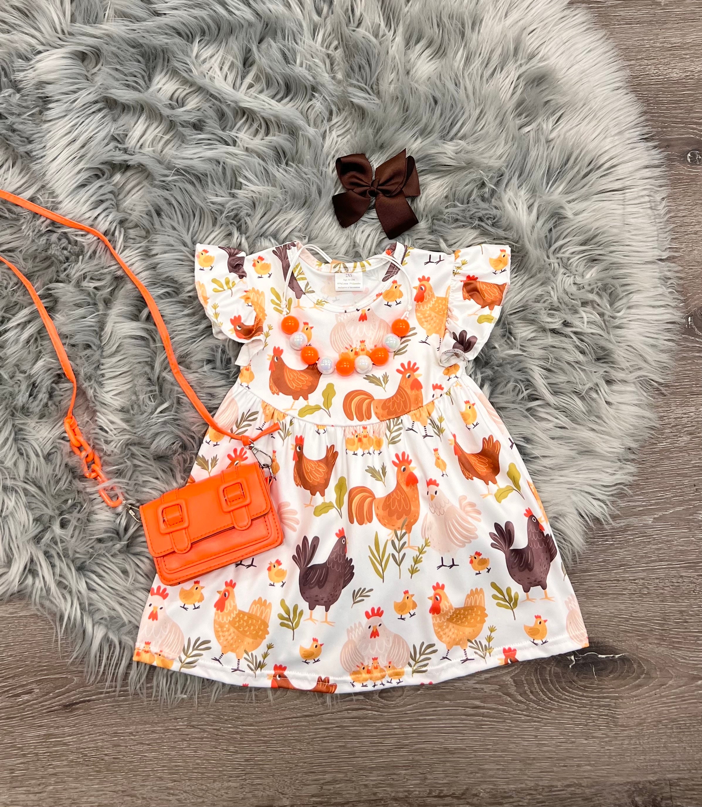 Baby Chicken Dress Etsy