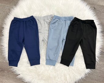 Comfy Joggers. Boys Joggers. Solid Colored. 18-24month 2T 3T 4T 5T 6 7