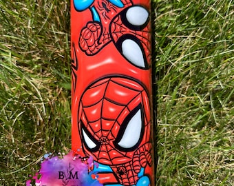 Spidey Tumbler: Insulated Stainless Steel Super Hero Cup