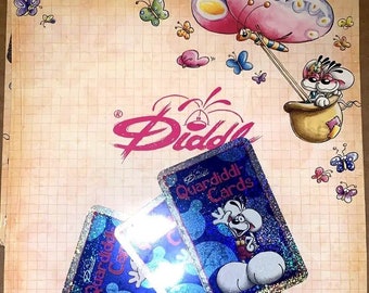 Retro German STATIONERY 3 x DIDDL Pads Sealed with QUARDIDDL Cards, 50 8x11&quot; sheets each,  Cream Color Background