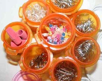 Medicine Prescription Bottles Pill Empty Storage Rx Plastic Storage. Mixed Sizes