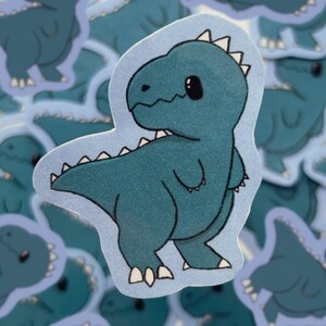 Sticker Blue Dino