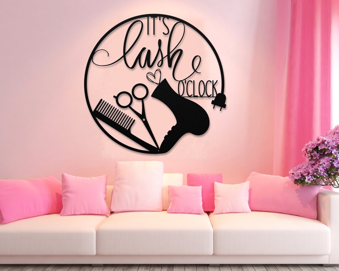 Beauty Room Sign Hair Salon Wall Art Preppy Room Decor Hair Stylist