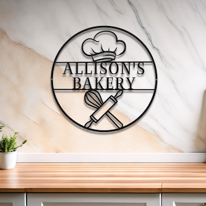 Custom Kitchen Sign - Over the Stove Decor - Rustic Farmhouse Style - Gift for Bakers