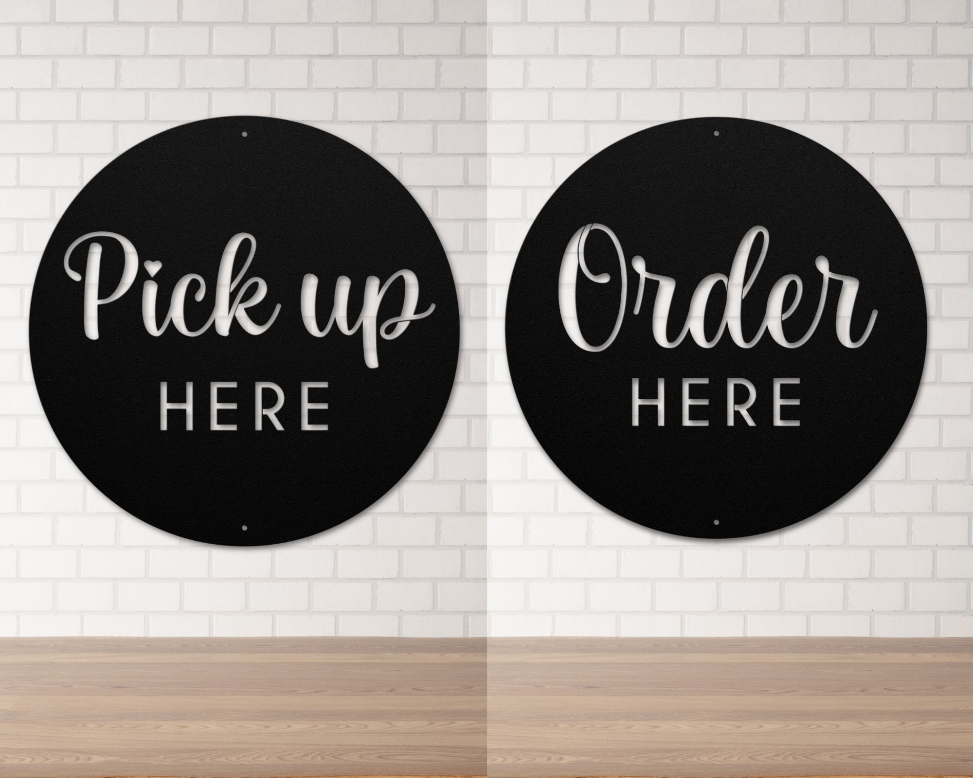 Pick up Order Here Order Here Metal Business Sign, Cafe Decor - Etsy
