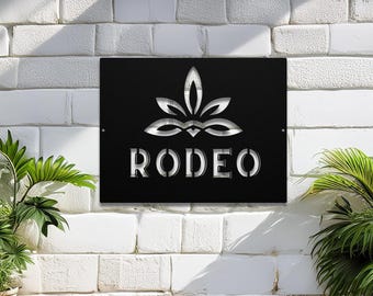 Personalized Logo Metal Sign-Custom Metal Signage for Your Shop, Boutique, Company or Business