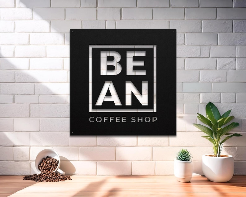 Custom Business Sign, Metal Logo Sign, Company Sign, Large Outdoor Office Sign, Gift for Boss, Entrepreneur Gift