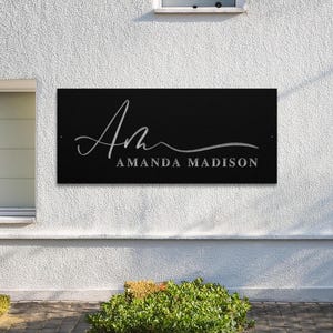 Custom Metal Business Sign, Metal Logo Sign, Company Sign, Office Wall Decor, Outdoor Sign, New Business Gift