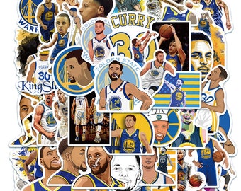 50 Stickers Stephen Curry Design Cute Aesthetic Stickers Decal Collection