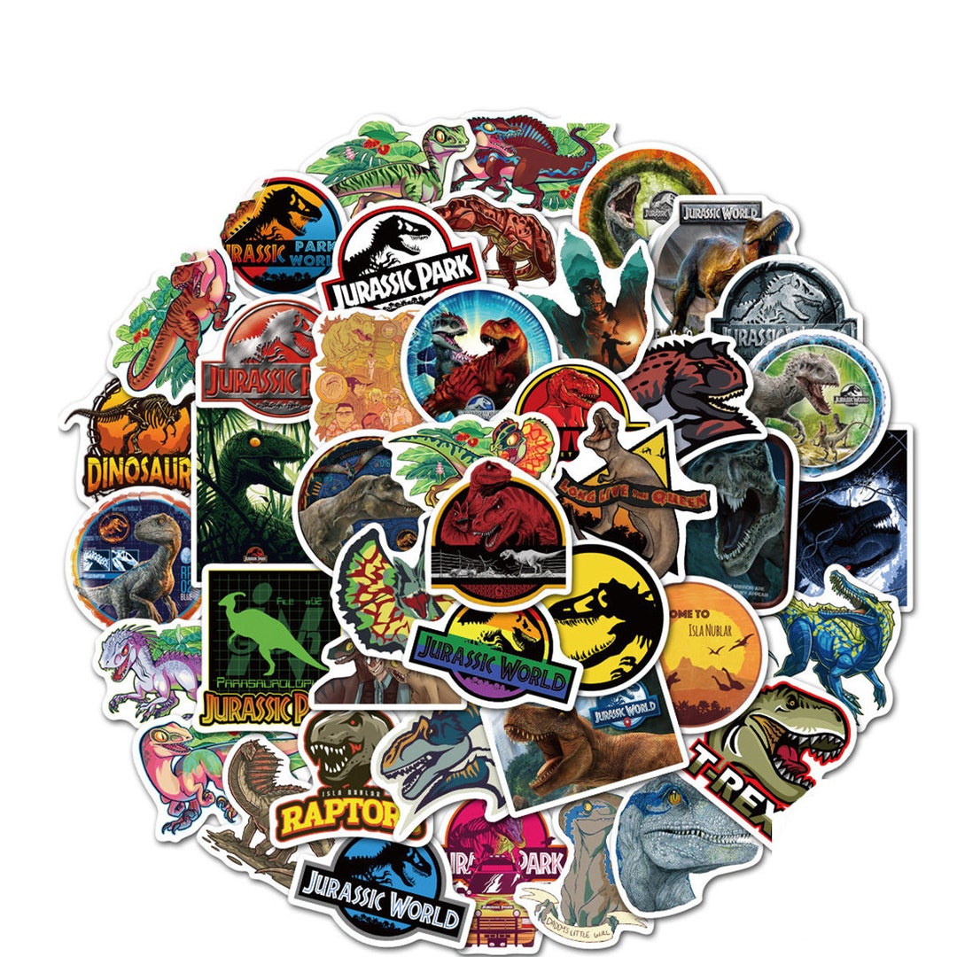 Stickers Jurassic Park Pour Borne D'arcade - Décoration Rétro - Neuf, Fabriqué En France