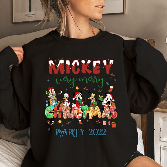 2022 Very Merry Christmas Party Mickey Very Merry Christmas Party 2022 Shirt Disney Christmas Etsy