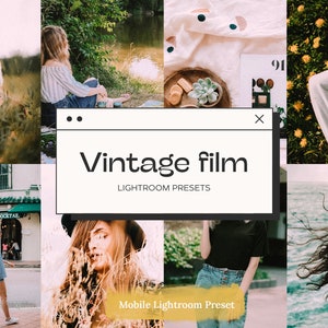 Preimpostazioni Lightroom per film vintage, preimpostazioni Blogger Instagram, preimpostazioni Iphone, filtro fotografo influencer, preimpostazioni Polaroid