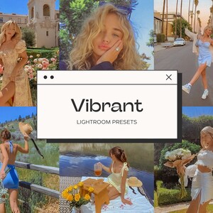 Vibrant Presets Lightroom, Summer Presets, Blogger Preset Instagram, Iphone Preset, Bright Photo Filter
