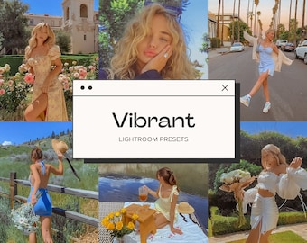 Vibrant Presets Lightroom, Summer Presets, Blogger Preset Instagram, Iphone Preset, Bright Photo Filter