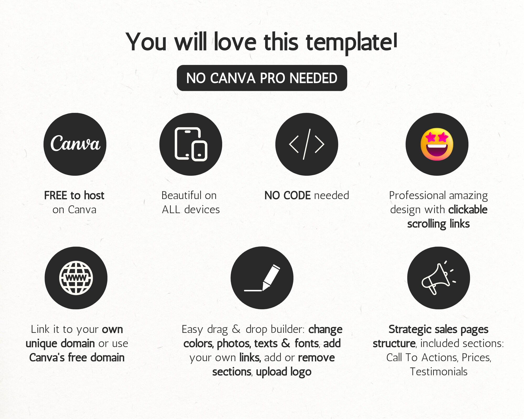 Spiritual Website Template Canva, Mystical Website, Witch Website ...